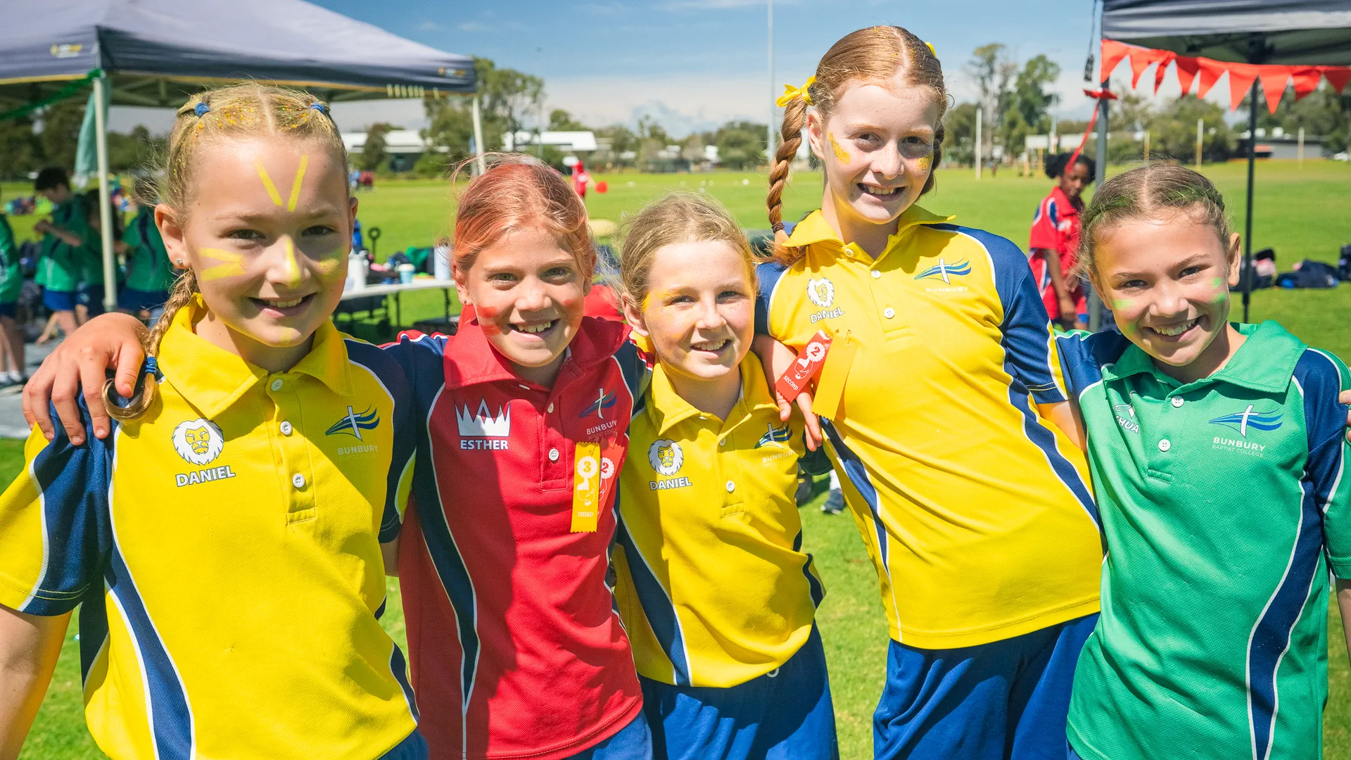 Bunbury Baptist College students competing at the Athletics Carnival